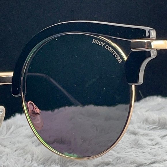 Juicy Couture Black/Gold Cat Eye Sunglasses NWT SG109 - Picture 9 of 11